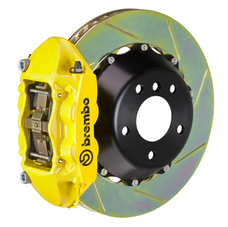Brembo Gt Rear Big Brake Kit – 4-Piston Calipers With Slotted 345X28Mm Two-Piece Rotors For 1998–2016 Ferrari 360 Modena/Spyder (Excl. Pccb) 1
