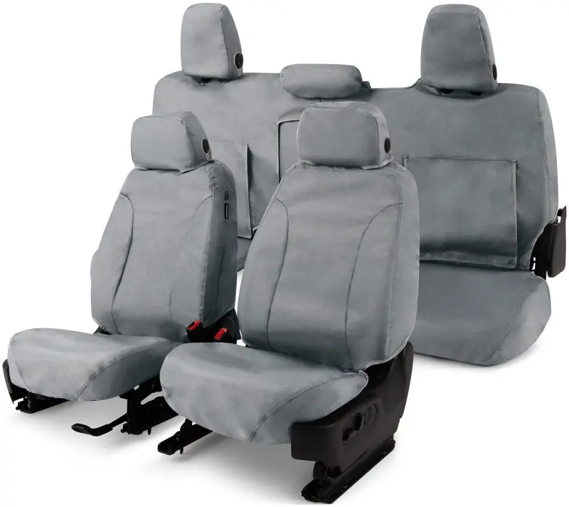 Covercraft 22-24 Dodge Ram 2500/3500 Waterproof Polyester Seatsaverfront Row Seat Covers - Grey 1