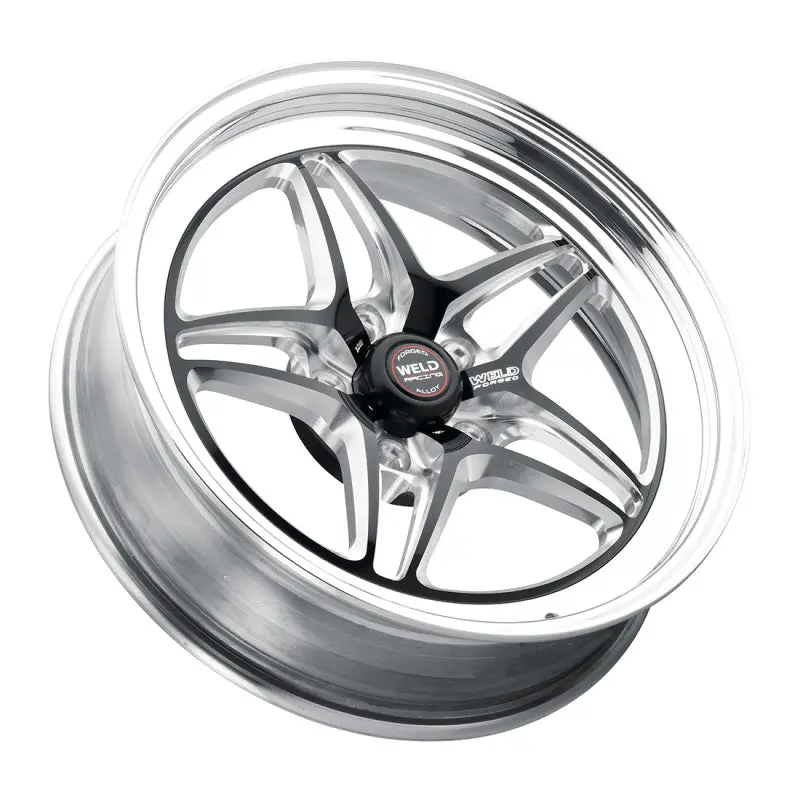 Weld S81 Forged Black Wheel — 20X11", 5X115 Pcd, 5.8" Backspace, High-Pad Non-Beadlock Design 1