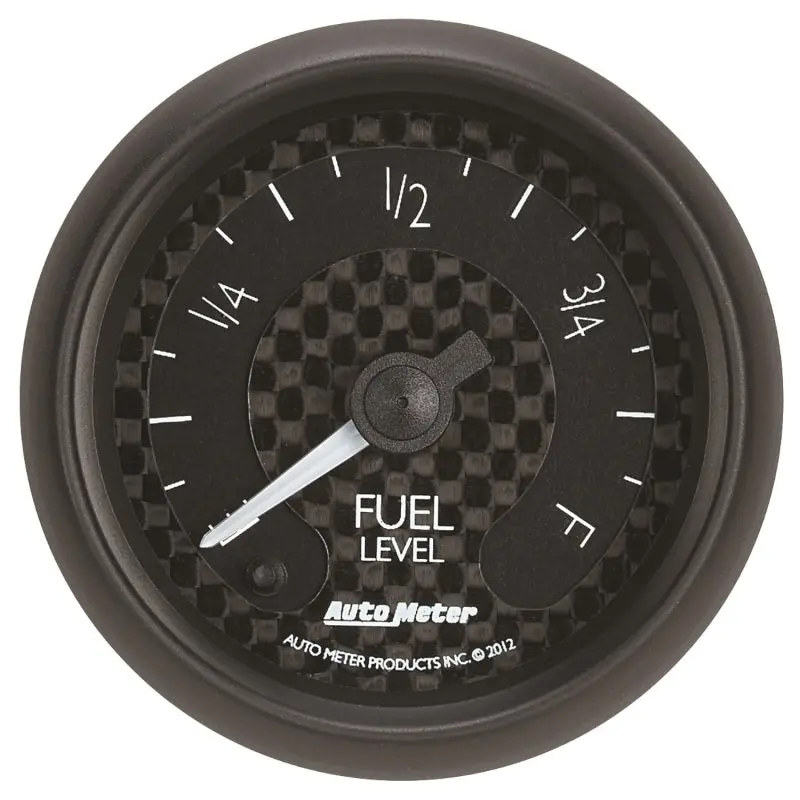Autometer Gt Series Fuel Level Gauge – 52Mm Full-Sweep Electronic Display (0–280 Ohm), Programmable Empty-To-Full Range 1