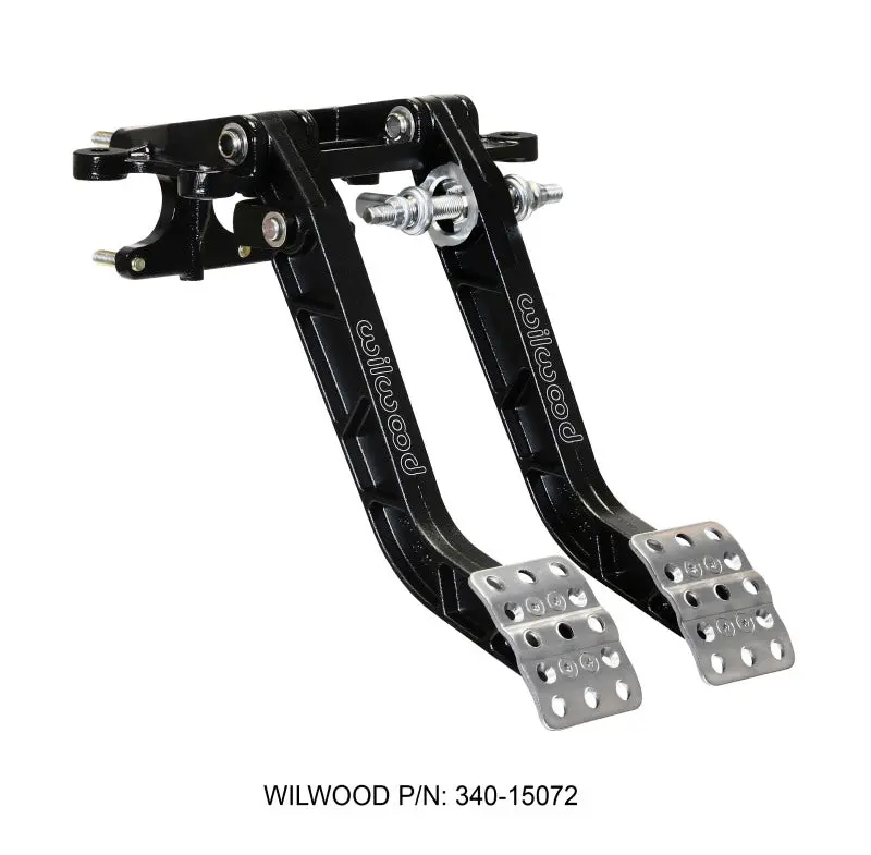 Wilwood Adjustable Dual-Pedal Assembly – Brake & Clutch, Forward-Swing Mount, 6.25:1 Ratio 1