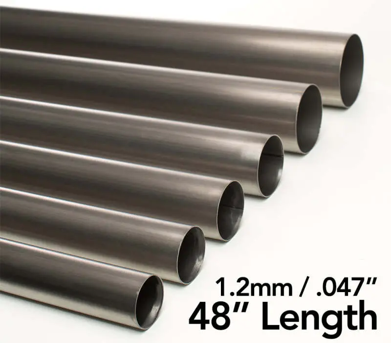 Ticon Industries Titanium Tubing: 2.13″ Od × 48″ Length, 1.2Mm Wall Thickness 1