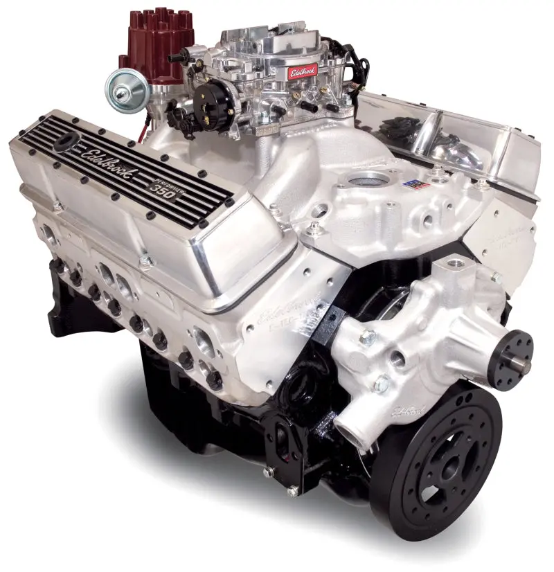 Edelbrock 901 Performer E-Tec Crate Engine – Honda-Sized V8, Short Water Pump, As-Cast Block 1