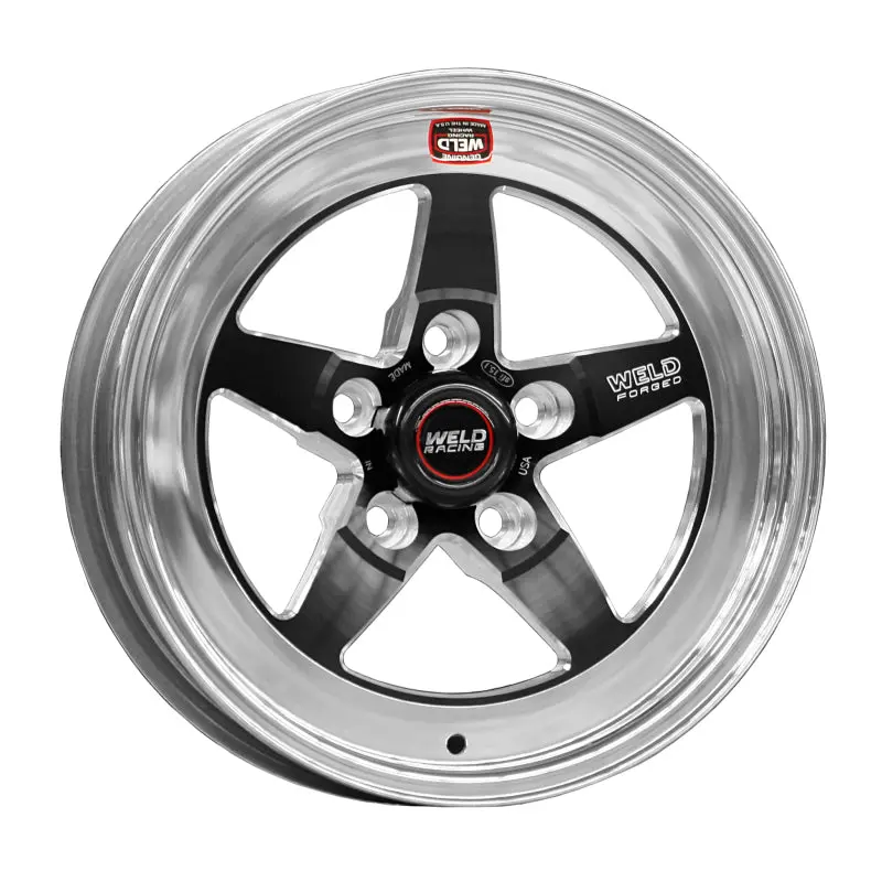 Weld S71 15X8.33 / 5X5 Bp / 3.5In. Bs Black Wheel (Low Pad) - Non-Beadlock 1