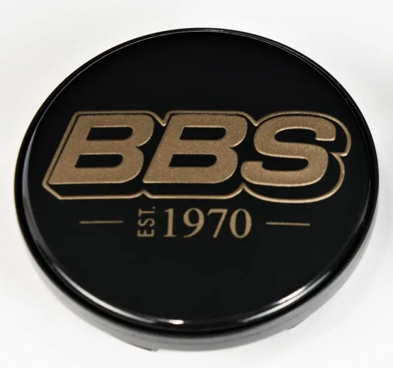 Bbs 70.6Mm Black & Gold Anniversary Center Cap – 5-Tab Design (Est. 1970) 1