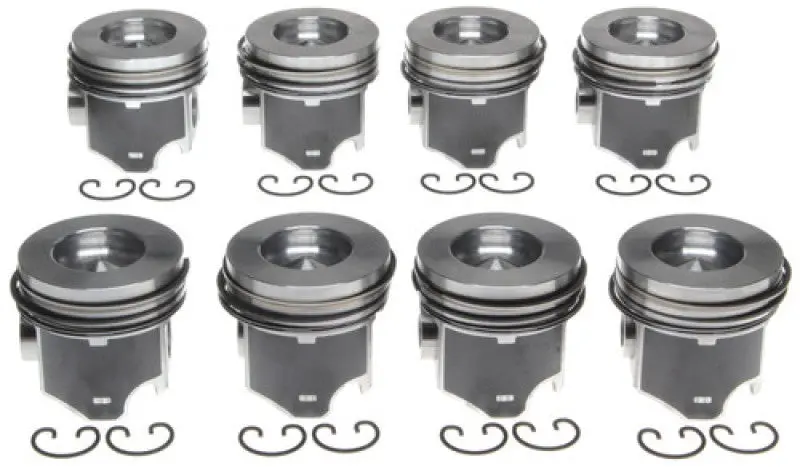Mahle Oe Dcx Piston Set For 2.7L Dohc V6 Engines – Standard Size With Piston Rings (6-Piece) 1
