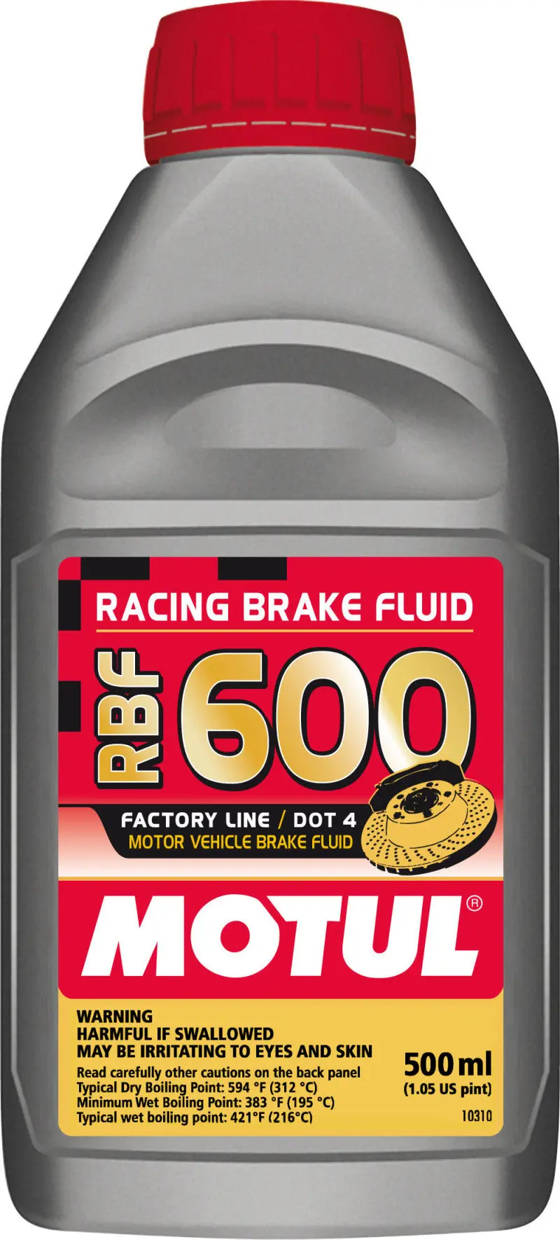 Motul Rbf 600 Racing Brake Fluid – Dot 4, Half-Liter Bottle 1
