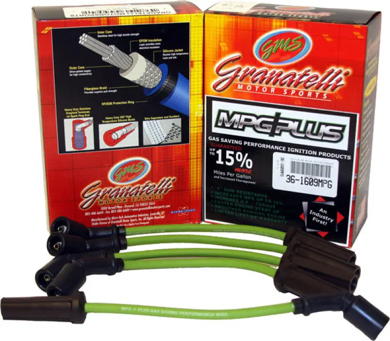 Granatelli Mpg Plus Ignition Wire Set For 2004–2005 Dodge Viper (8.3L V10) 1