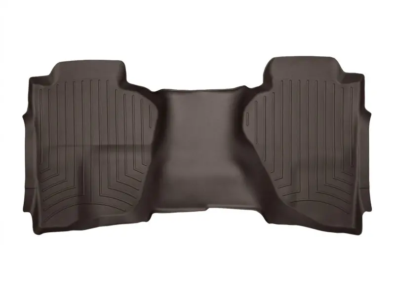 Weathertech Hp Rear Floor Liners For 2014–2018 Chevrolet Silverado 1500 – Cocoa-Colored Heavy-Duty Protection 1