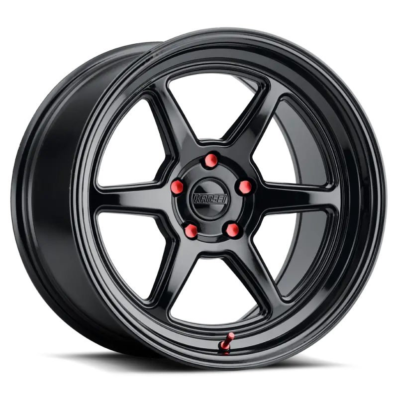 Kansei K14B Roku Forged Alloy Wheel – 18×10.5", 5×110 Bolt Pattern, +12Mm Offset, 73.1Mm Center Bore, Gloss Black Finish 1