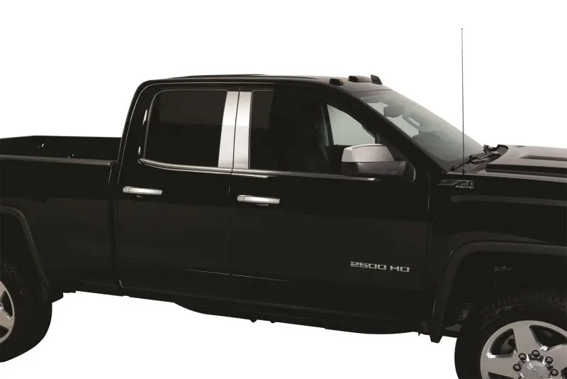 Putco Stainless Steel Pillar Post Trim Kit – 4-Piece Set For 2014 Gmc Sierra Hd Crew Cab 1