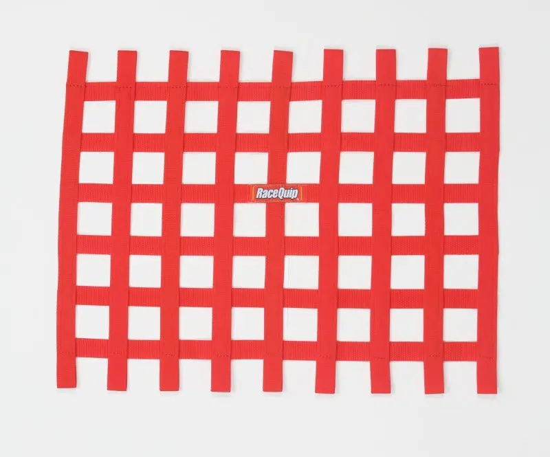 Racequip Red Ribbon Racing Window Net 1