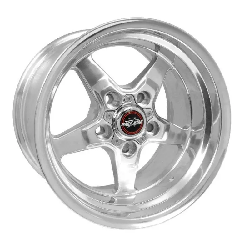 Race Star Drag Star 15×10 Wheel – 5×4.75 Bolt Pattern, 5.50" Backspace, Polished Finish 1