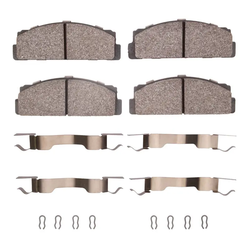 R1 Semi-Metallic Front Brake Pad & Hardware Kit – Compatible With 1968–1992 Fiat Brava 1