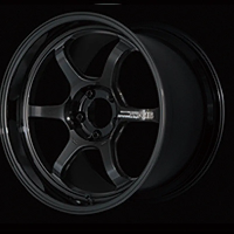 Advan R6 18X9.0 +31Mm 5-Lug Titanium Black Racing Wheel For Mazda, Subaru, And Other 114.3Mm Bolt Pattern Vehicles 1