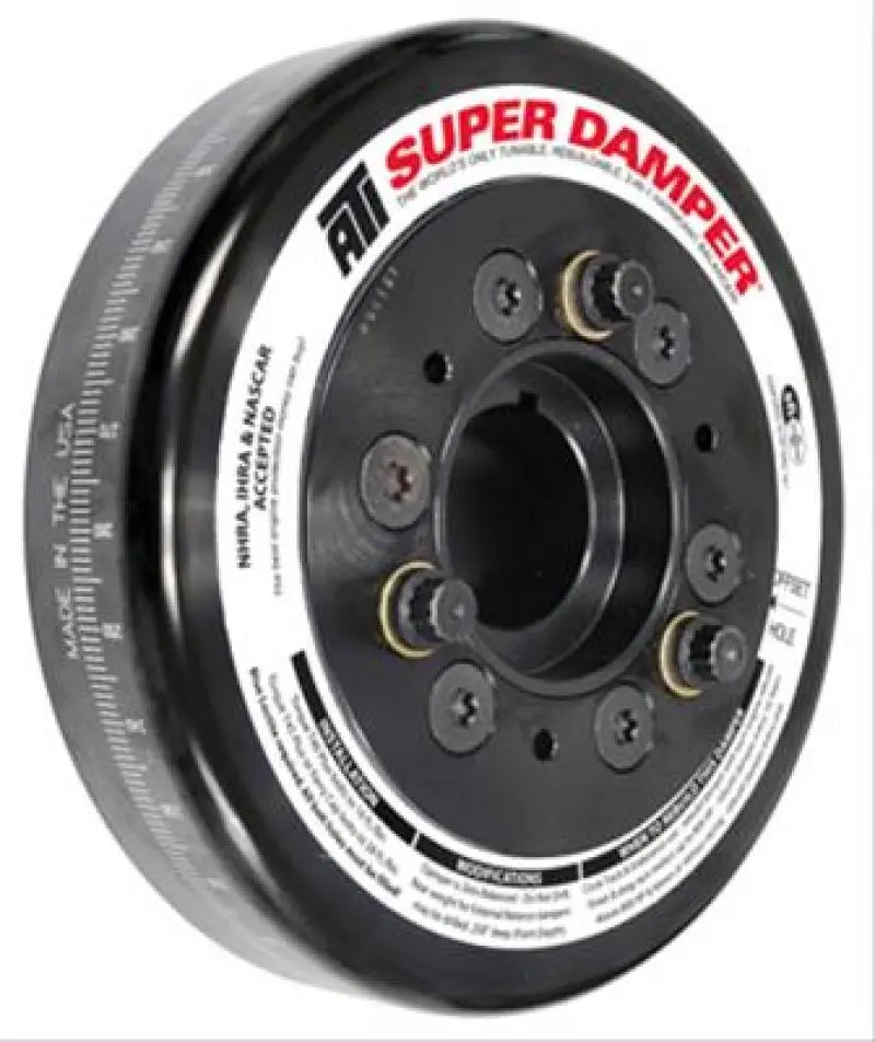 Ati Aluminum Harmonic Damper — 7.95" Diameter, 10 & 4 Groove Design For Ls3 Camaro And Gen Iii Vortec Trucks (2010–2015) 1