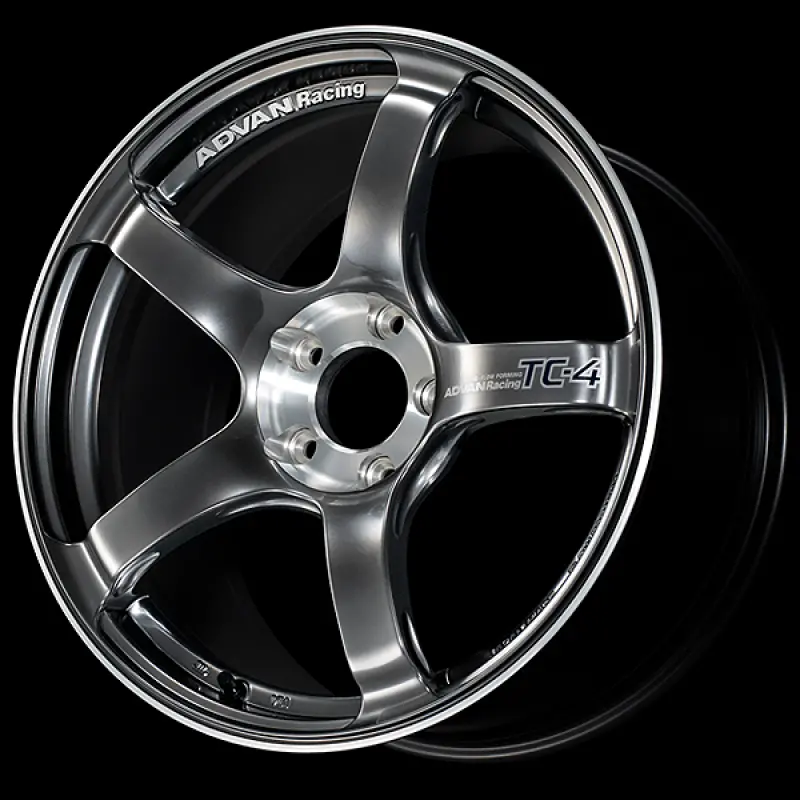 Advan Tc-4 Se 18X9.5 / +45 Offset / 5-100 / 63Mm Bore / Racing Hyper Black & Diamond Cut 1