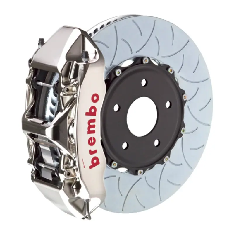Brembo Gtr Big Brake Kit For 2012–2016 Porsche 987 (Excluding Pccb) – Front, 6-Piston Billet Calipers, Slotted 350X34Mm Rotors 1