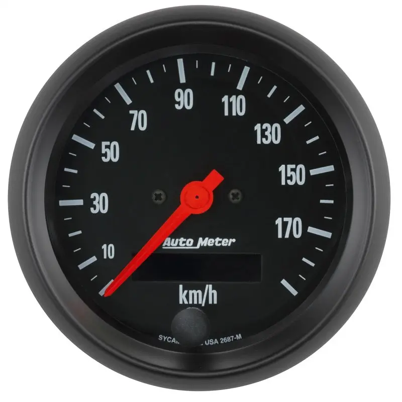 Autometer Z-Series Electric Speedometer – 0–190 Km/H, 3-3/8" Dial With Lcd Odometer 1