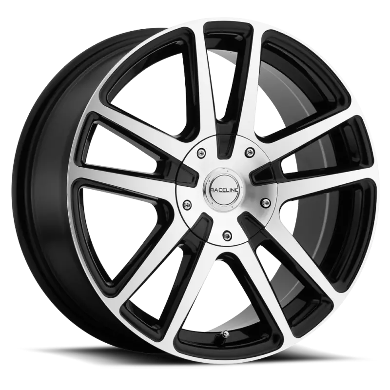 Raceline Encore Alloy Wheel – 16X7", 5X100/5X114.3, 40Mm Offset, 72.62Mm Bore, Black & Machined 1