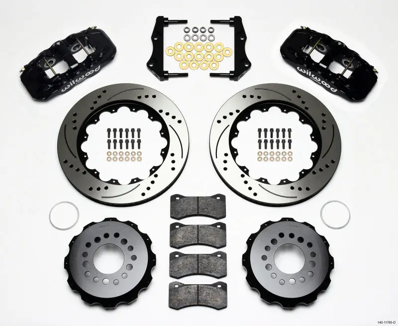Wilwood Aero4 Rear Kit 14.25In Drilled 2006-10 Magnum/Challngr/Chrgr/300C 1