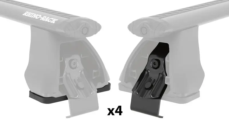 Rhino-Rack 2500 Roof Rack Mounting Kit – Includes 4 Pads And 4 Clamps 1